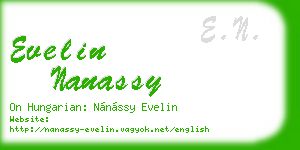 evelin nanassy business card